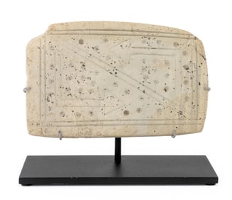Valdivian Pre-Columbian White Stone Star Chart