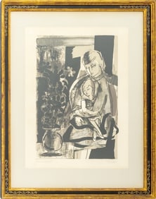 Francoise Gilot "Le Deux Enfants" Lithograph