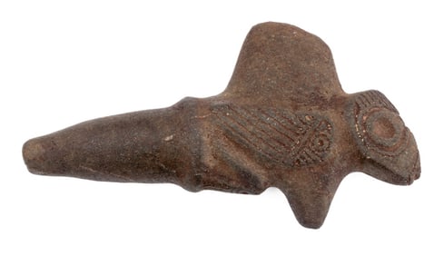 Taino Pre-Columbian Stone Zoomorphic Hand Axe