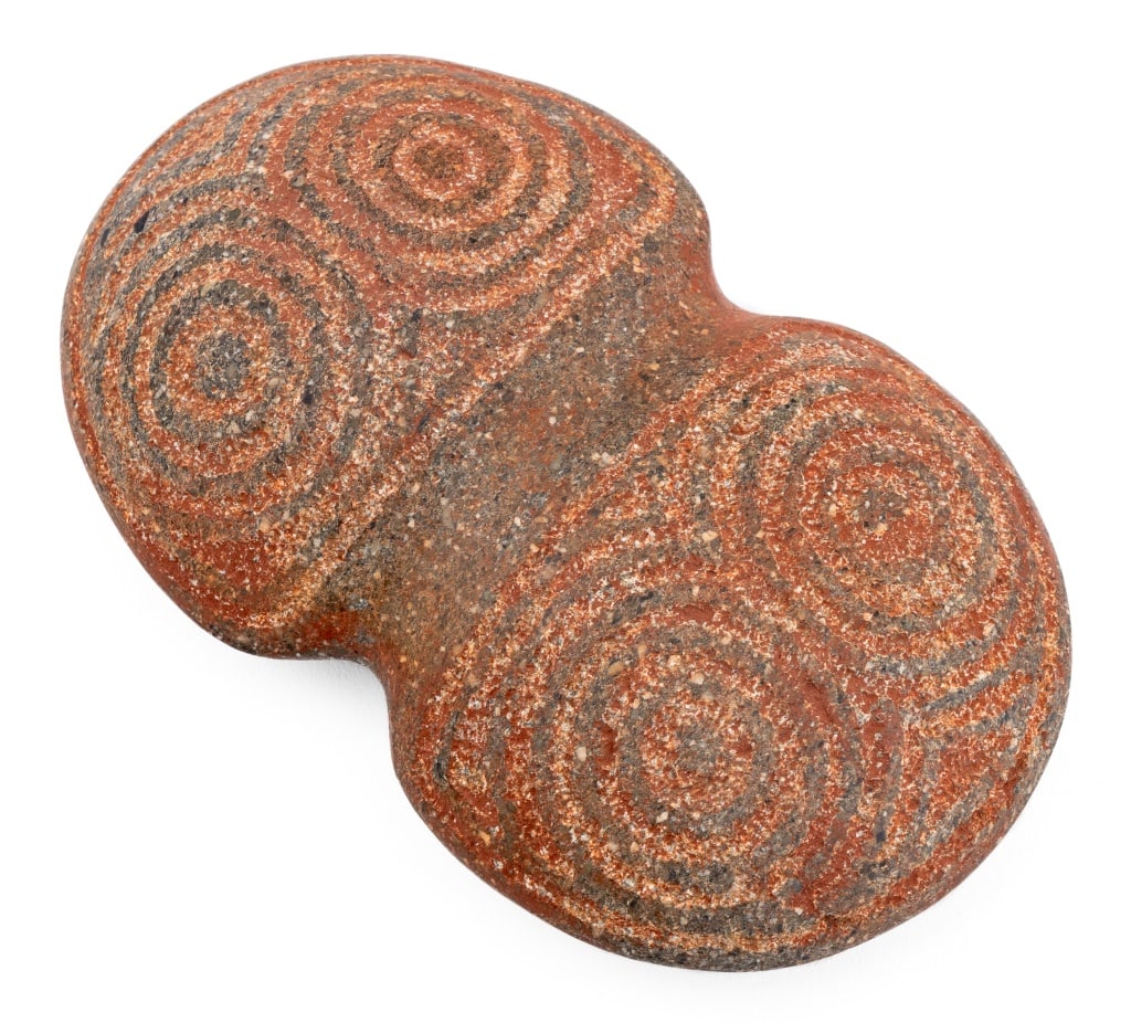 Taino Pre-Columbian Carved Stone Double-Headed Axe (1 of 10)