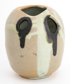 Toshiko Takaezu Glazed Stoneware Vase