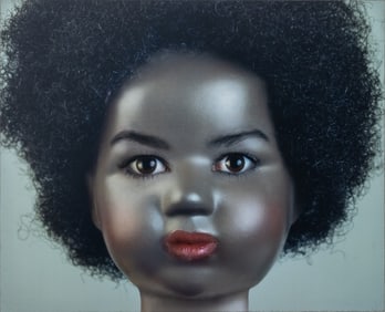 Corinna Holthusen Doll Head C-Print on Aluminum