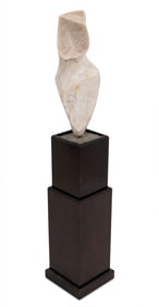 Aldo Calo Abstract Carved Marble Sculpture, 1958