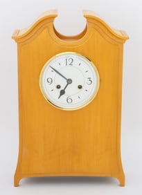 Timothy Philbrick Mahogany Mantel Clock