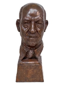 Chaim Gross Bronze Bust of Chaim Weizmann