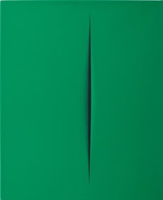Taras Polataiko "Lucio Fontana ..." Acrylic, 2009