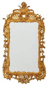 George II Style Giltwood Framed Mirror