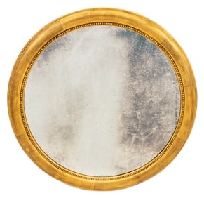 Federal Style Giltwood Circular Mirror