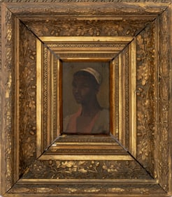 European School Portrait of a Man Oil on Panel