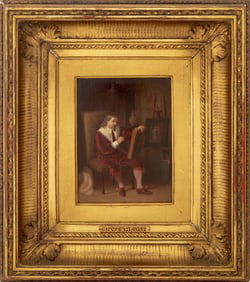 Johann Culverhouse "The Connoisseur" Oil on Board