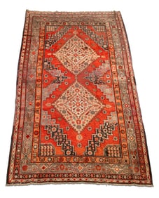 Persian Shiraz Carpet, 6' 10" x 13'