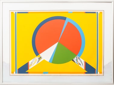 Budd Hopkins "Yellow Scorpio" Serigraph, 1974