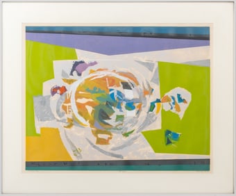 Seong Moy "Montego Bay" Lithograph in Colors, 1968