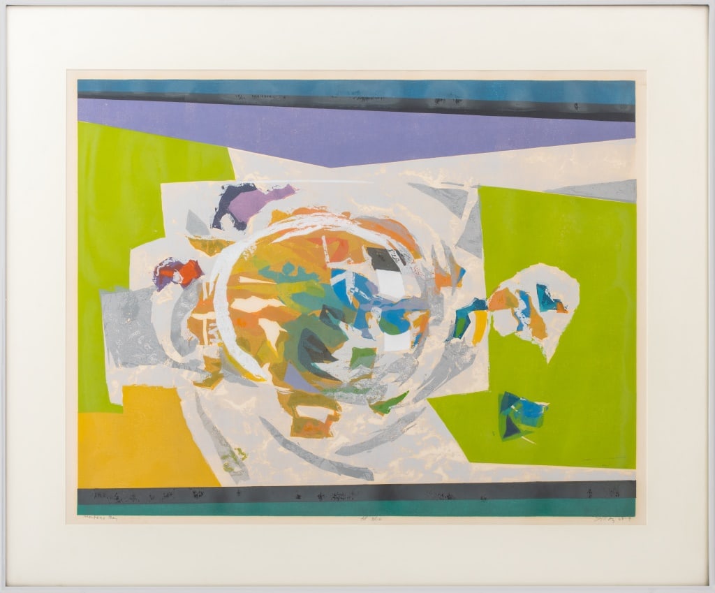 Seong Moy "Montego Bay" Lithograph in Colors, 1968 (1 of 6)