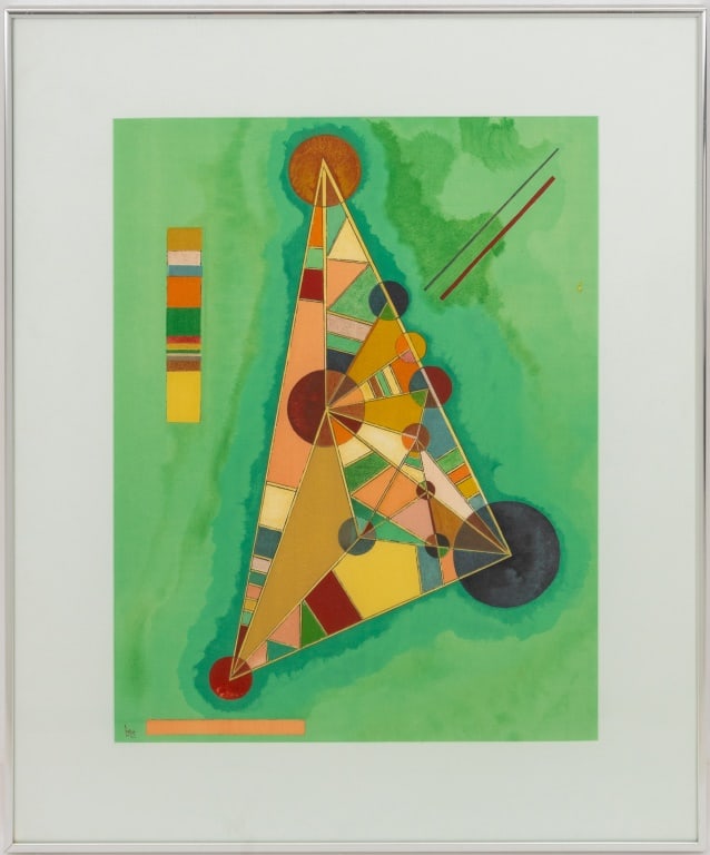 Wassily Kandinsky "Bunt im Dreieck" Lithograph (1 of 6)