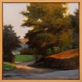 C.O.H. Landscape Scene Oil on Canvas