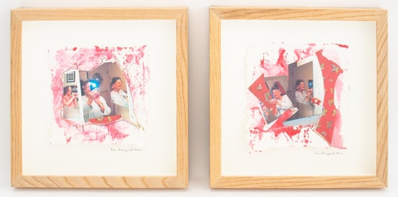 Eva Bouzard-Hui Self Portraits Mixed Media, 2