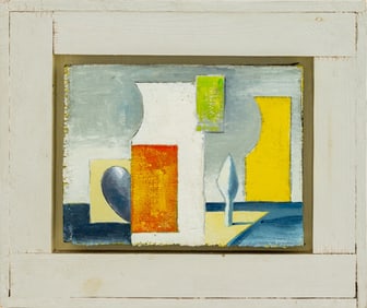 Don Hazlitt "Tree at Sea" Oil on Panel, 1996