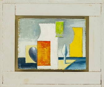 Don Hazlitt "Tree at Sea" Oil on Panel, 1996 (1 of 7)