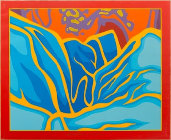Clayton Pond "Self Portrait with ..." Screenprint