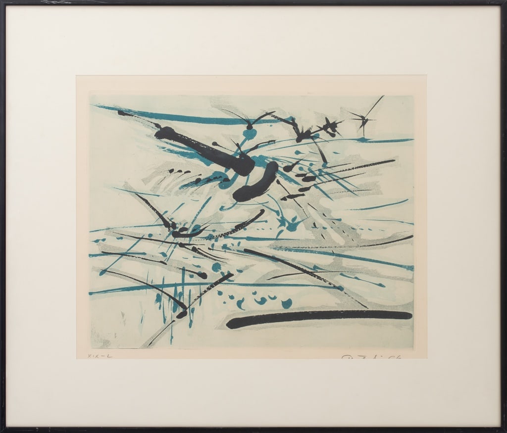 Gabor Peterdi "Birds" Etching, 1966 (1 of 5)