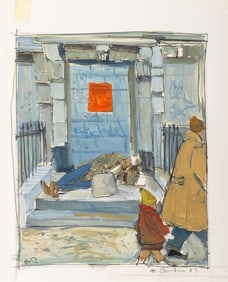 Michael Paraskevas Condemned Acrylic, 1989