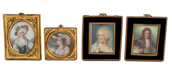 European Miniature Portraits on Porcelain, 4