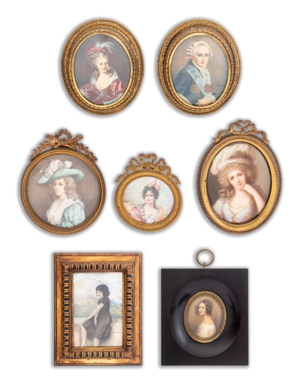 Lucienne Frison, Etc. Portrait Miniatures, 7 (1 of 9)