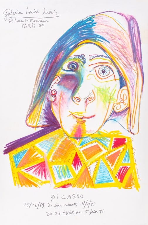 After Pablo Picasso "Arlequin" Gallery Poster (1 of 6)