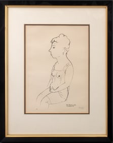 George Grosz "Louise" Signed Lithograph