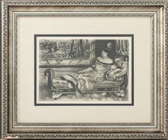 After Renoir "Madam de Galea" Heliogravure
