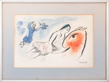 Marc Chagall "Pour Galerie Maeght" Lithograph