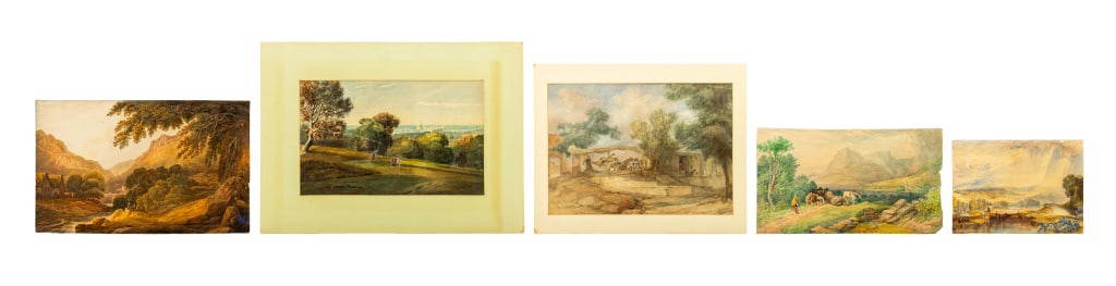 English Countryside Landscapes Watercolors, 5 (1 of 16)
