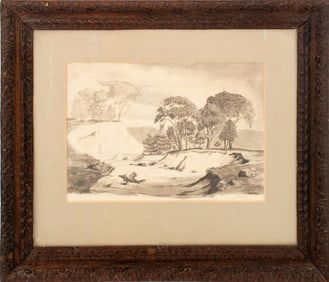 Stone Forest Landscape Ink on Paper, 1957