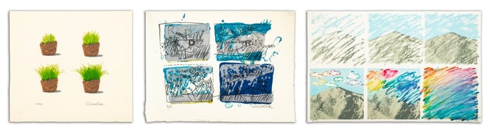 Elfi Schuselka Abstract Screenprints, 3