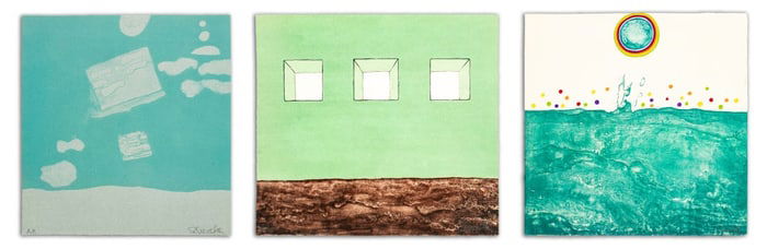 Elfi Schuselka Surrealist Lithographs, 3