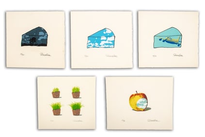 Elfi Schuselka Surrealist Screenprints, 5