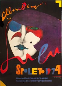 Richard Lindner "Spoleto" Choromolithograph Poster