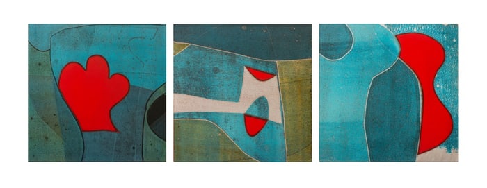 Sica Abstract Compositions Lithographs, 3