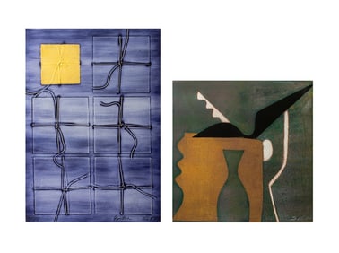Sica Mixed Media Collagraphs, 2
