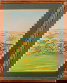 Jane Frielicher Landscape Lithograph, 1975 (1 of 10)