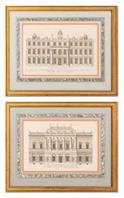 Colen Campbell Vitruvius Brittanicus Etchings, 2