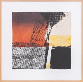 Eileen Hill "Square Descending" Screenprint