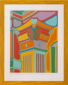 Clayton Pond "Inverticomerum Square.." Screenprint