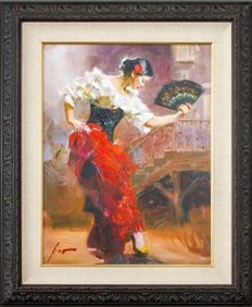 Pino Daeni "The Dancer" Hand-Embellished Giclee