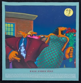 Markus Pierson "Fate, I Tell You" Serigraph, 1990
