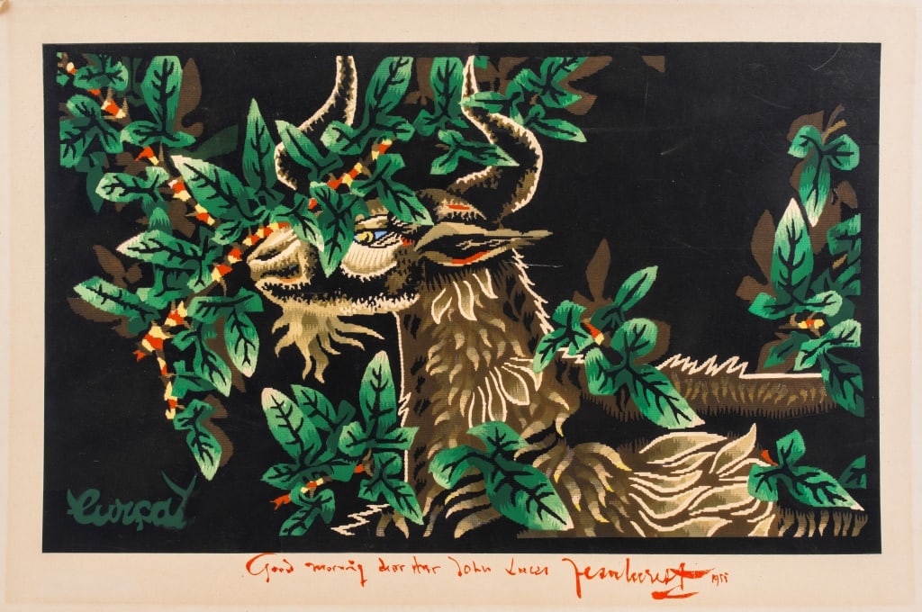 Jean Lurcat "Belier-Feuillage" Lithograph, 1950s (1 of 8)