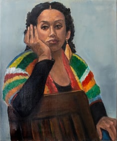 Penny Purpura Portrait of a Woman Oil on Canvas