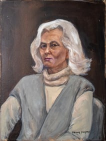 Penny Purpura Portrait of a Woman Oil on Canvas