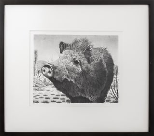 William Wind McKim "Javelina" Lithograph